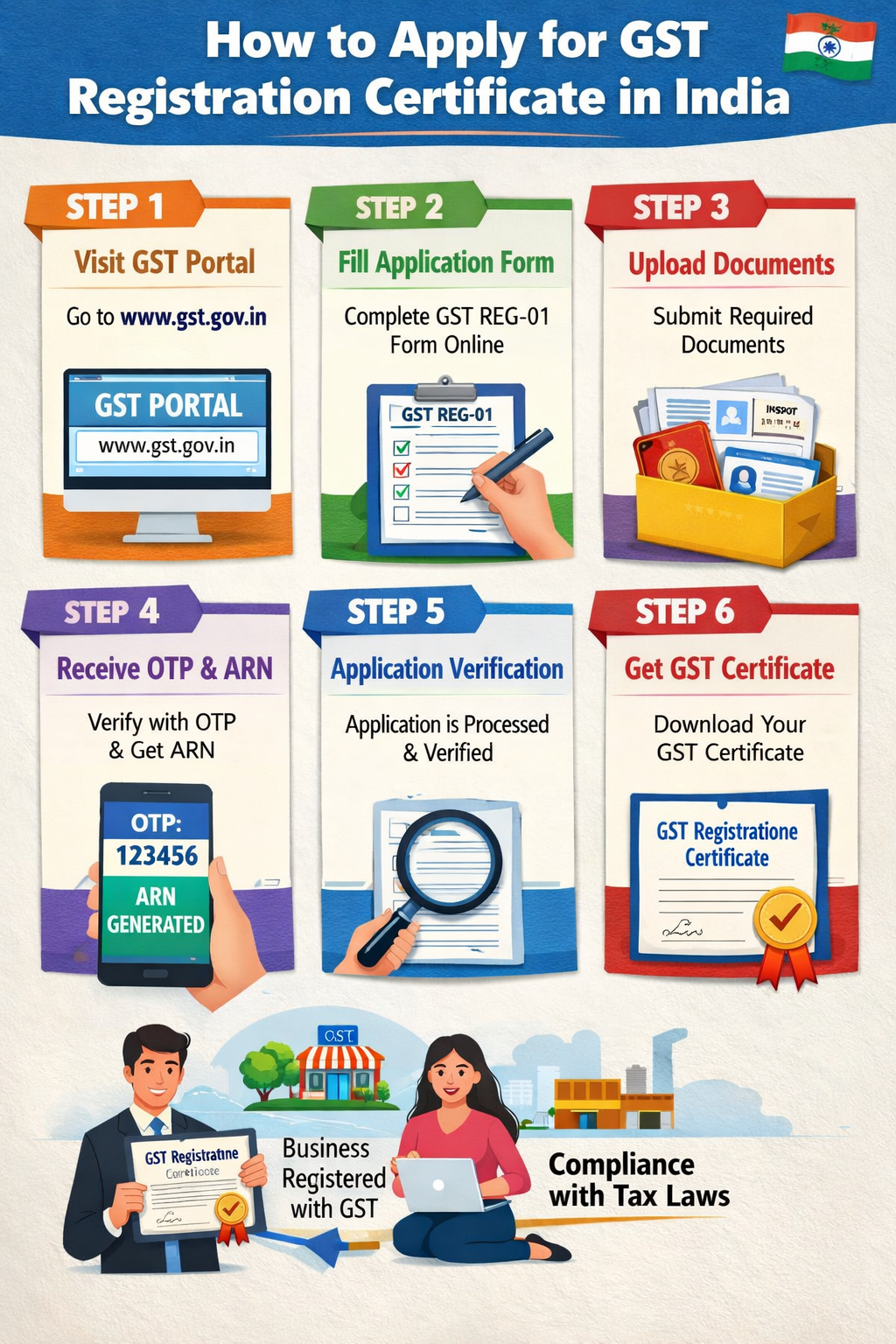 How to Apply for GST Registration Online in India